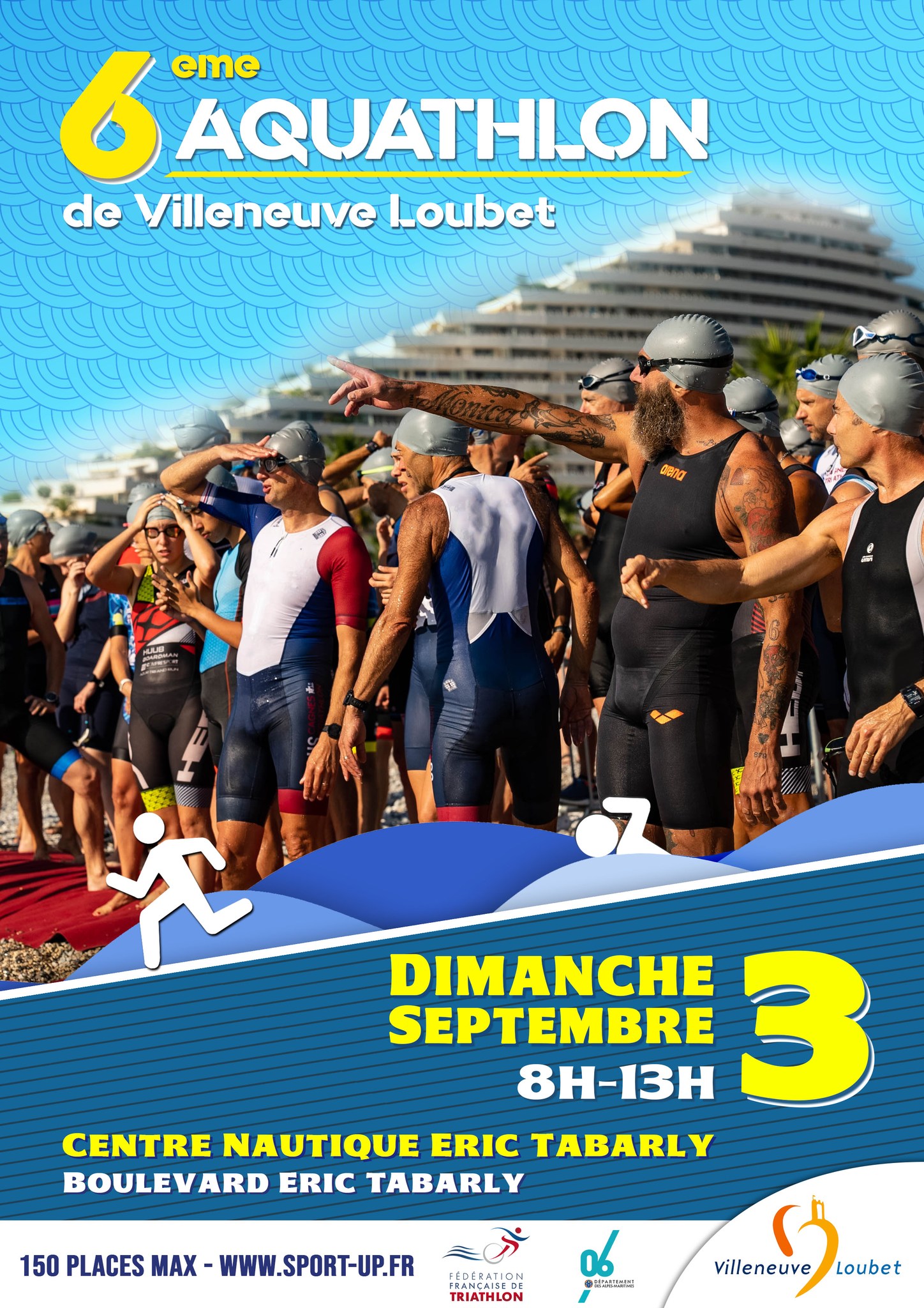 6 aquathlon de Villeneuve Loubet