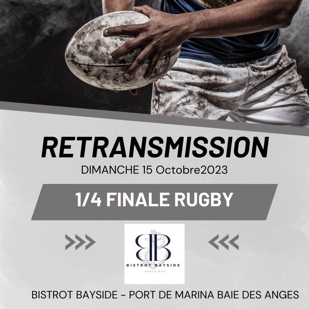 Retransmission Match de Rugby 1/4 finale
